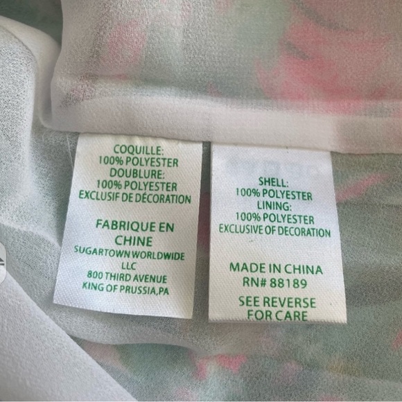 Lilly Pulitzer Size XL Barbara Sleeved Dress Oh Diamond Girl Engineered - Picture 10 of 11